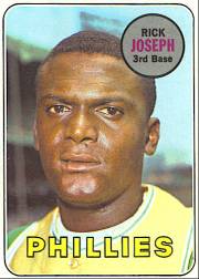 1969 Topps Baseball Cards      329     Rick Joseph